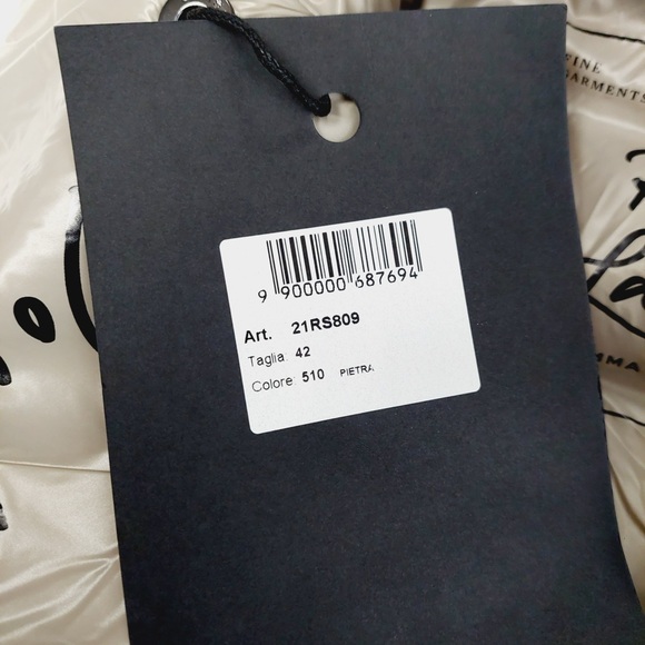 NEW Emma & Gaia Red Label Beige Hooded Long Puffer Vest Belted Quilted Z63 - Picture 8 of 11